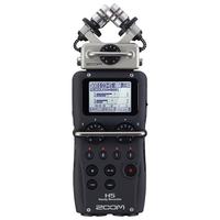 日本中太数据 ZOOM H5 黑色 数码录音笔/录音器 麦克风 专业降噪拍摄立体声便携录音设备 乐器学习商务采访