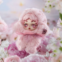 泡泡玛特 θSKULLPANDA光织园系列毛绒公仔挂件盲盒周边 1个
