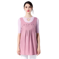 优加 银纤维防辐射服孕妇装孕妇防辐射服电脑四季款1513 粉色 L