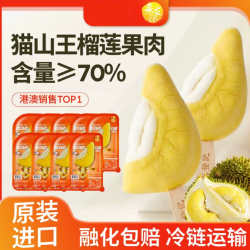 G'WOON LaifaJi 来发记 马来西亚进口猫山王榴莲冰淇淋 70g