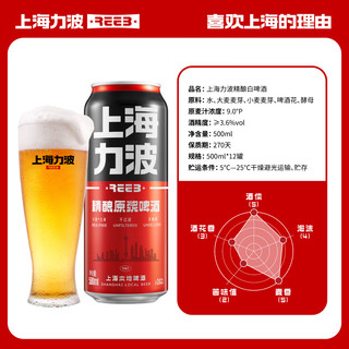 力波啤酒;REEB;R 全麦芽 精酿啤酒  红力波罐 500mL 6罐 组合装 红力波罐 整箱装