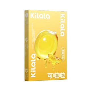 可啦啦（Kilala）可啦啦美瞳 小甜酒系列 款半年抛彩色隐形眼镜 2片 -焦糖布蕾黑 425度