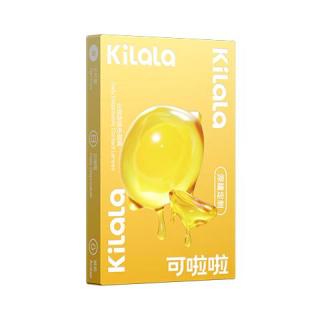 可啦啦（Kilala）可啦啦美瞳 小甜酒系列 款半年抛彩色隐形眼镜 2片 -焦糖布蕾黑 425度