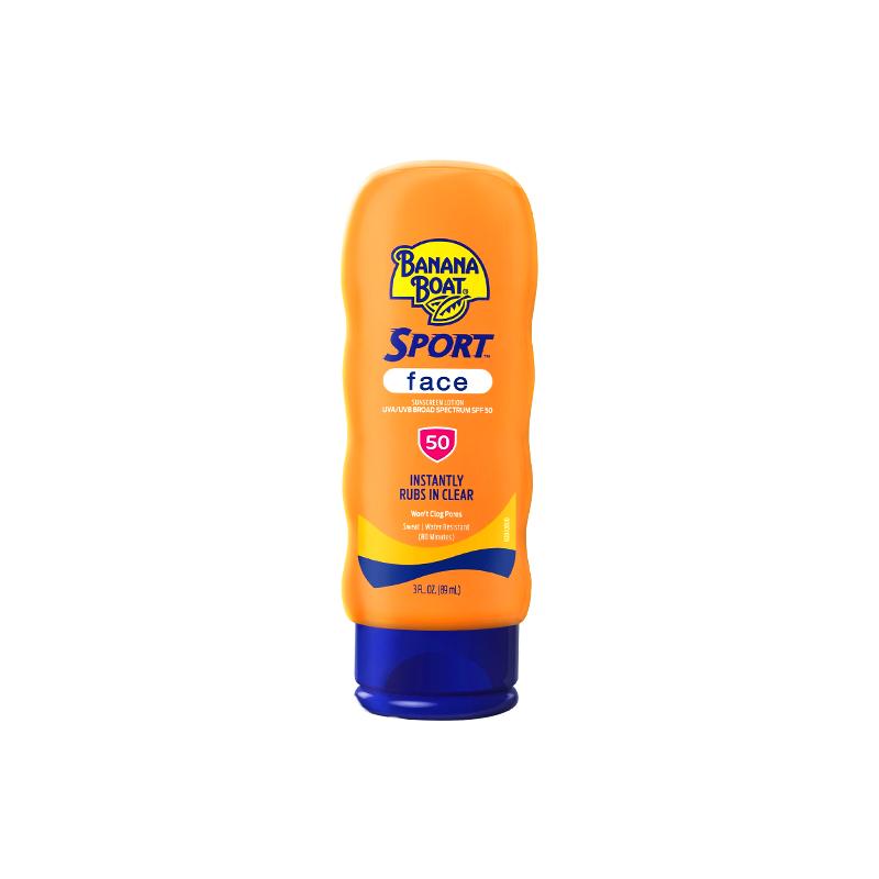  BANANA BOAT/香蕉船 防水防汗 面部防晒霜  SPF50+ 89ml