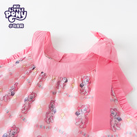 MY LITTLE PONY小马宝莉品牌25年女童宝宝夏日连衣裙 粉红色 150