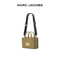 MARC JACOBS 马克·雅可布（MARC JACOBS）女士棕绿色棉质小号手提包