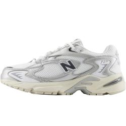 new balance NB官方男鞋女鞋秋季百搭运动老爹鞋725系列 白色/银色 ML725CG 36 (脚长22cm)