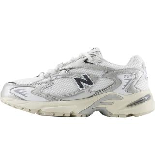 new balance NB官方男鞋女鞋秋季百搭运动老爹鞋725系列 白色/银色 ML725CG 36 (脚长22cm)