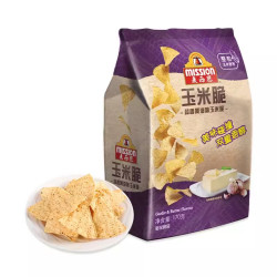 麦西恩 玉米脆 原味 170g 大包装 玉米片 休闲零食 非油炸 膨化食品