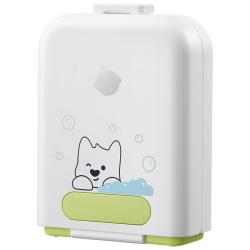 babycare 宝宝婴儿奶瓶刷组合装旅行盒多合一便携奶瓶刷-原力青