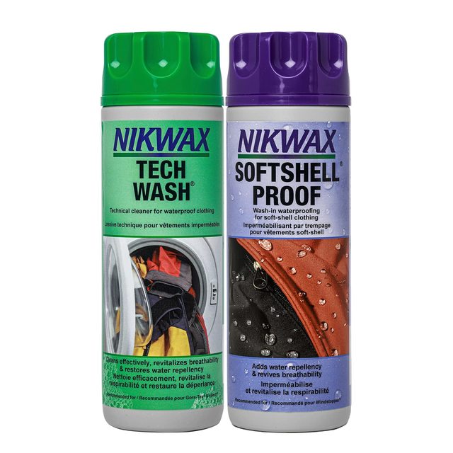 NIKWAX Softshell Clean/Waterproof DUO-Pack 2 x 300ml