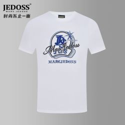 爵迪斯 JEDOSS 男士短袖T恤 立体LOGO字母刺绣