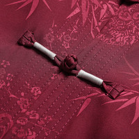 中国风夹克爷爷秋装套装唐装男中老年爸爸外套春秋款上衣老人衣服 195/4XL