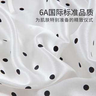【真丝枕巾】100%桑蚕丝枕头套家用系绑带款住酒店出差便携