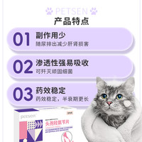 petsen宠物消炎药猫咪狗狗尿路感染皮肤炎头孢羟氨苄片速诺消炎药