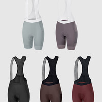 Santic森地客夏季背带骑行短裤 女自行车骑行服坐垫裤中长途短裤 M