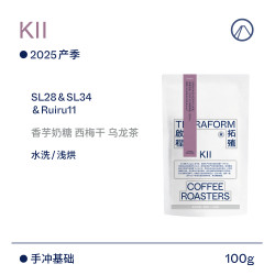 TERRAFORM COFFEE ROASTERS 啟程拓殖 香芋奶糖乌龙茶肯尼亚SL28水洗咖啡豆100g