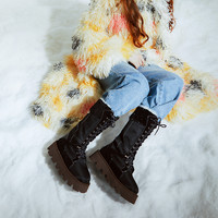 【保暖系】littlegood复古雪地靴女厚底加绒百搭马丁靴 36