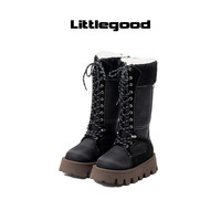 【保暖系】littlegood复古雪地靴女厚底加绒百搭马丁靴 38