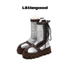 【冬季】littlegood复古雪地靴女百搭厚底加绒棉靴 37