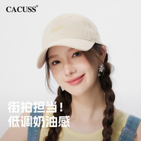【薇薇主播】CACUSS帽子女夏刺绣字母棒球帽男纯棉透气鸭舌帽