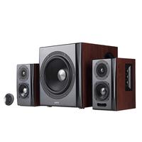 EDIFIER 漫步者 S201 2.1声道 居家 Hi-Fi音箱 黑胡桃色