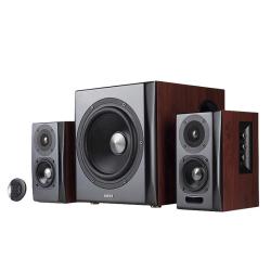 漫步者 S201 2.1声道 居家 Hi-Fi音箱 黑胡桃色