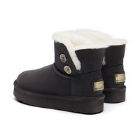 excelsior饼干鞋 冬季女鞋加绒保暖羊毛厚底雪饼雪地靴女 36