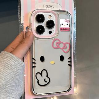 大脸比耶kt适用iphone16promax手机壳苹果15/13/14/12/11华为nova13vivox100小米oppo红米iqooneo9荣耀60