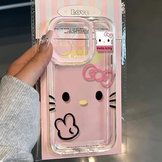 大脸比耶kt适用iphone16promax手机壳苹果15/13/14/12/11华为nova13vivox100小米oppo红米iqooneo9荣耀60