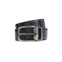BOSS博斯 男士25年春季双色设计双面皮革腰带