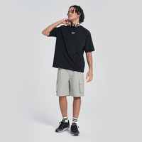 Reebok锐步24男女同款工装大口袋梭织宽松休闲短裤 2XL