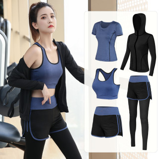 瑜伽服套装女专业晨跑服2025高级感运动跑步速干衣服 XL