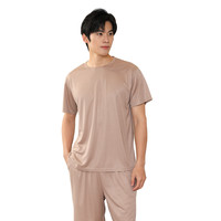 2025男女休闲运动衣家居服外穿短袖T恤透气速干夏季短袖 190/4XL