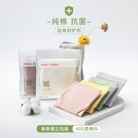 内裤女士纯棉全棉100%裆莫兰迪色中高腰透气薄款夏季女士内裤 XL