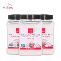 Anthela 喜马拉雅盐玫瑰粉盐 细盐1.5kg*3