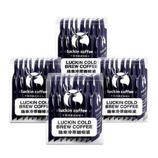 瑞幸咖啡 即享加浓冰美式冷萃咖啡液 25ml*4盒共36杯