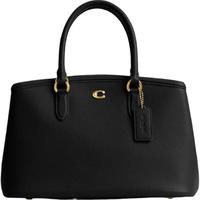 蔻驰(COACH)女士LEGACY CARRYALL 28号手袋真皮大容量斜挎包女包 B4/黑色