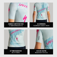 SPECIALIZED闪电 FOUNDATION 男女舒适弹力短袖公路自行车骑行服 XXS