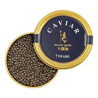 卡露伽7年鲟鱼子酱即食寿司 鲟鱼籽酱 水产海鲜 6g*2罐