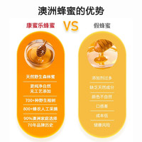 康蜜乐澳大利亚蜂蜜多规格可选倒立挤压装天然蜜结晶蜜早餐