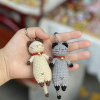 手工织diy材料包闺蜜钥匙扣包包挂件亲手织送男女朋友