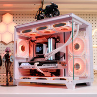 航嘉S960暴风雪S920无立柱S980海景房机箱电脑台式机游戏matx白色