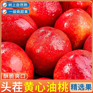 黄心油桃新鲜水果 应季大桃子当季脆甜黄肉油桃5斤整箱密脆桃