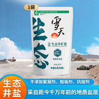 雪天井矿盐加碘家用食用盐岩盐260g*1包生态盐99.6%纯度