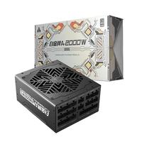 金河田 白金A+2000W ATX3.1 服务器 AI工作站电脑电源/12V-2×6×3/白金双认证/全日系电容/软压纹线材