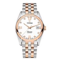 TITONI 梅花 空中霸王系列 83909SRG-063 男士自动机械手表