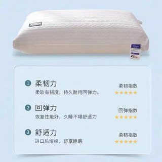 花花公子枕头枕芯护颈椎枕助睡眠一对装单人家用酒店宿舍