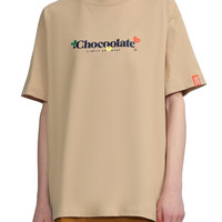 : CHOCOOLATE女装落肩t恤春季休闲运动潮流多色半袖1703XSI M