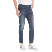 利郎轻时尚男装【万向弹力】夏季牛仔裤男低腰窄脚通勤九分裤Q4XNZ104 牛仔蓝 32 (170/80A)
